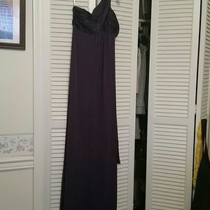 Davids Bridal Lapis colored dress